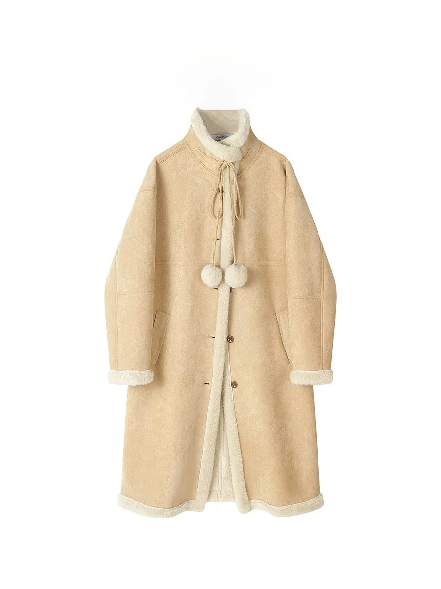 Новое зимнее шерстяное пальто больших размеров для женщин: приталенное, средней длины, с воротником-стойкой, в корейском стиле, с отделкой из искусственного меха
Новое зимнее шерстяное пальто больших размеров для женщин: приталенное, средней длины, с воротником-стойкой, в корейском стиле, с отделкой из искусственного меха