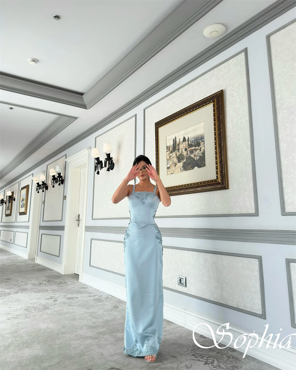 Customized Square Collar Spaghetti Straps Sexy Evening Dress Satin Sleeveless Luxury Zipper Back Flowers Crystal Prom Dress
Customized Square Collar Spaghetti Straps Sexy Evening Dress Satin Sleeveless Luxury Zipper Back Flowers Crystal Prom Dress