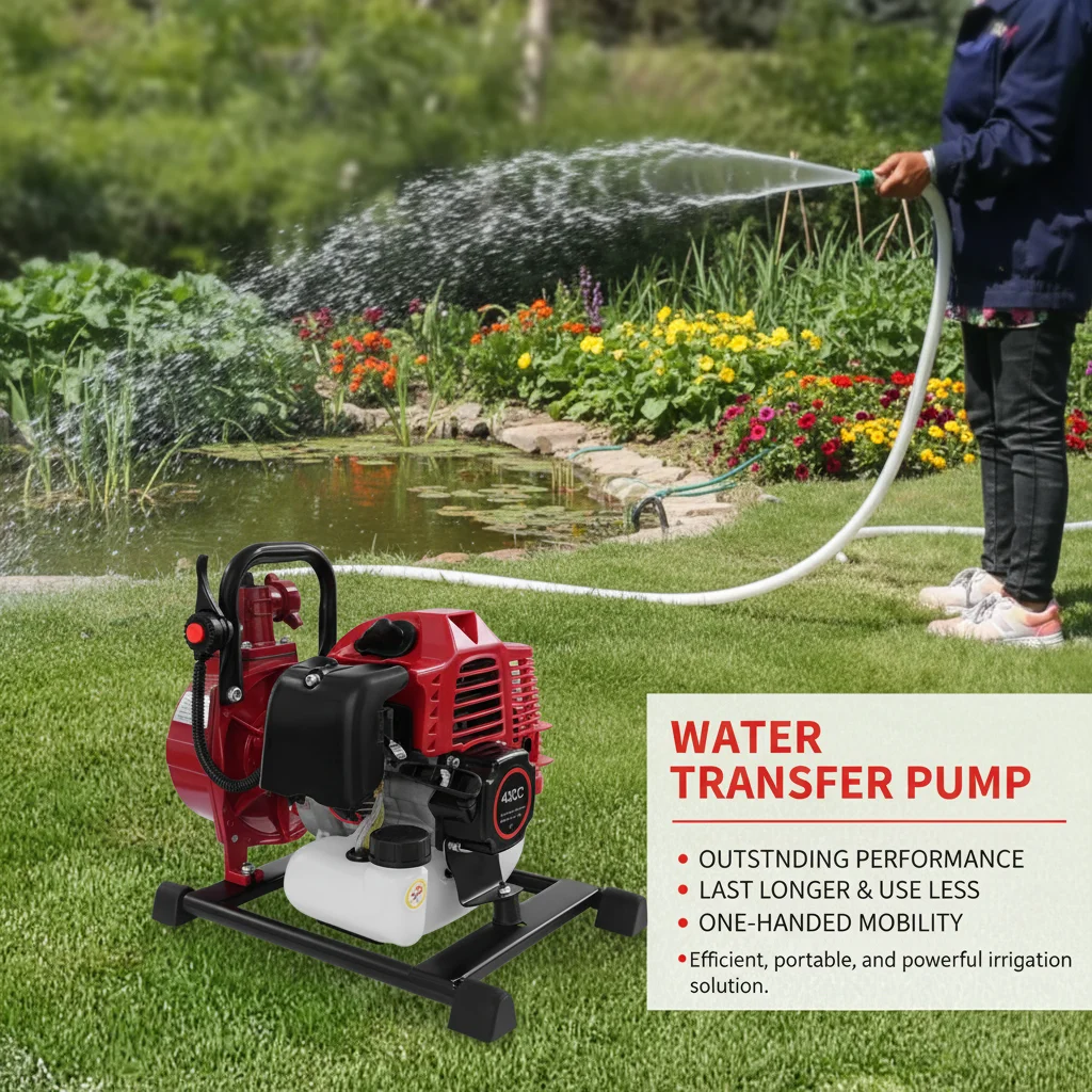 High Power 1250W Portable Water Pump 1 Inch 43cc 2 Stroke Engine with 2m Inlet Pipe for Agricultural Irrigation Garden Drainage High Flow Transfer Pump
High Power 1250W Portable Water Pump 1 Inch 43cc 2 Stroke Engine with 2m Inlet Pipe for Agricultural Irrigation Garden Drainage High Flow Transfer Pump