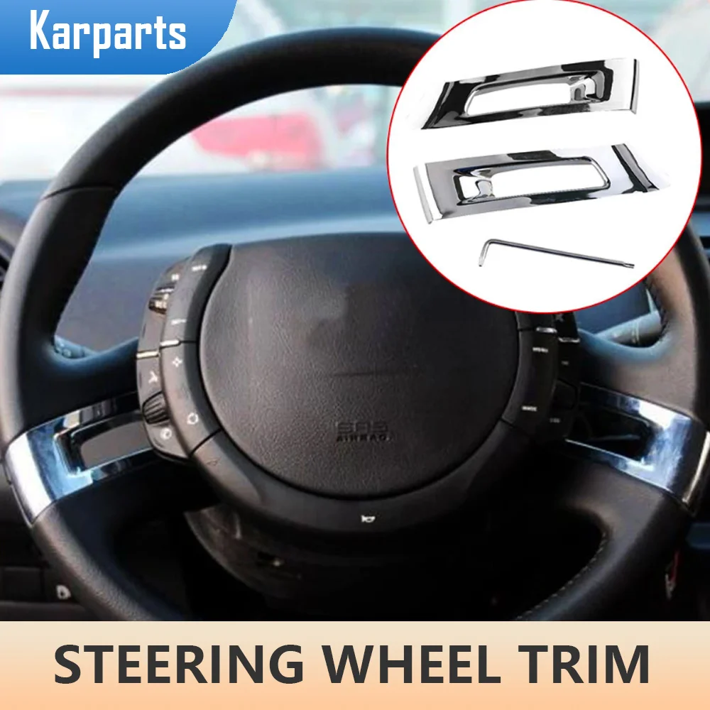 2Pcs ABS Chrome Car Steering Wheel Cover Decoration Sticker Trim for Citroen C4 Classic 2012 2013 2014 2015 2016 Accessories
2Pcs ABS Chrome Car Steering Wheel Cover Decoration Sticker Trim for Citroen C4 Classic 2012 2013 2014 2015 2016 Accessories