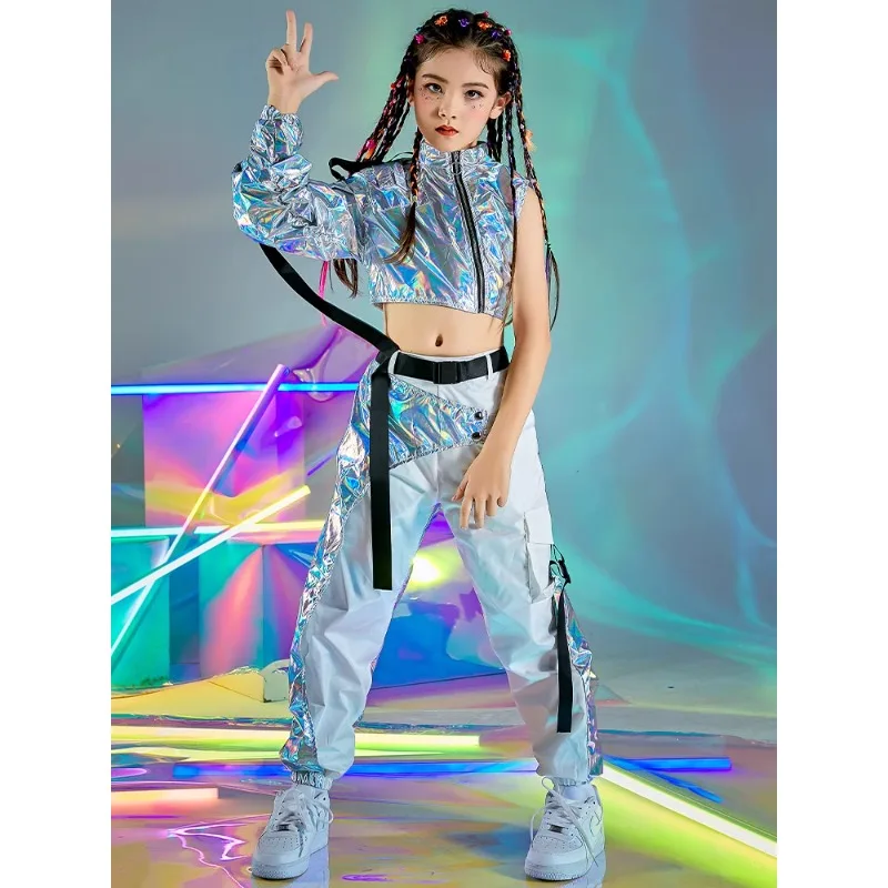 Jazz dance costumes, children's runway, dance practice clothes, girl street dance sets
Jazz dance costumes, children's runway, dance practice clothes, girl street dance sets