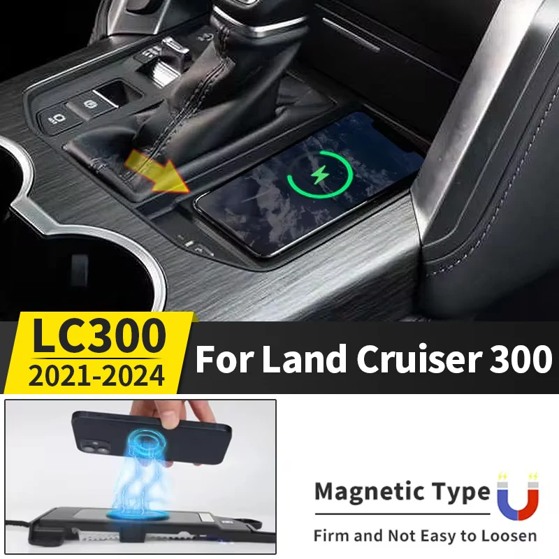 For Toyota Land Cruiser 300 2021-2024 Central Control Magnetic Fast Charging Wireless Charger Lc300 Interior Accessories Upgrade
For Toyota Land Cruiser 300 2021-2024 Central Control Magnetic Fast Charging Wireless Charger Lc300 Interior Accessories Upgrade