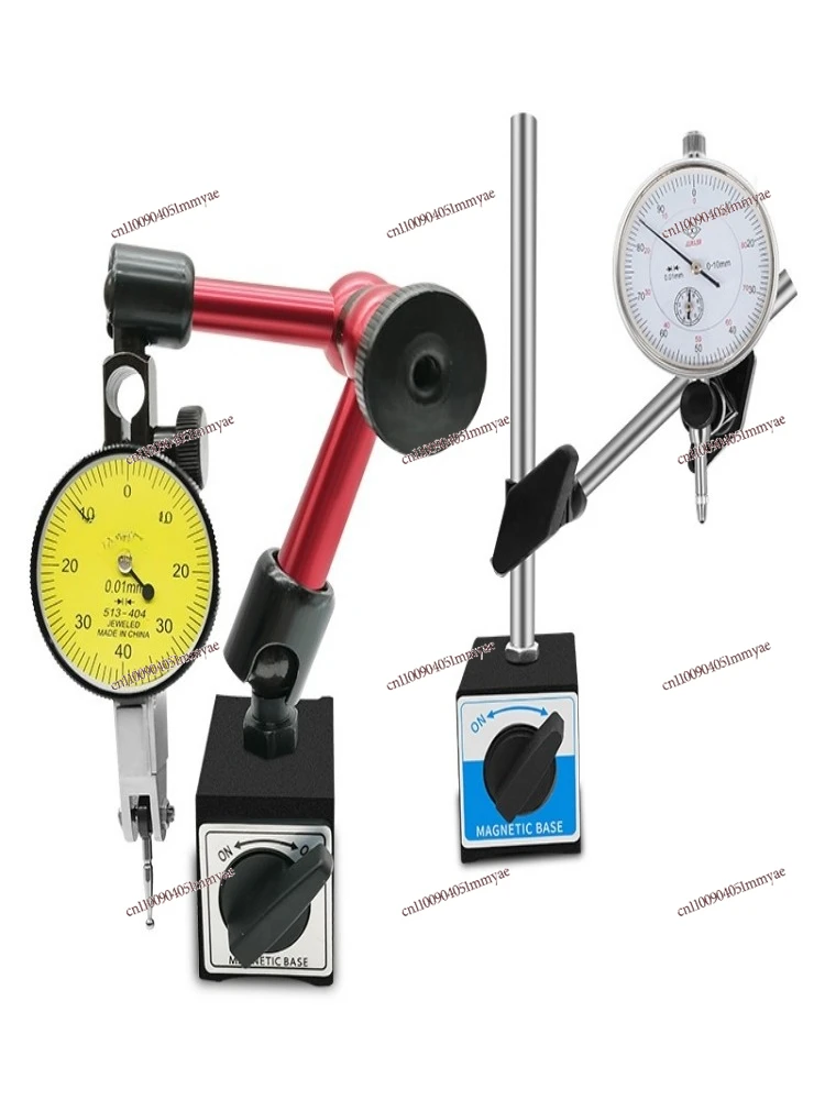 Lever Dial Meter Set of Dial Meter Small Calibrated Head High Precision 10 Magnetic Table Bracket Base 
Lever Dial Meter Set of Dial Meter Small Calibrated Head High Precision 10 Magnetic Table Bracket Base