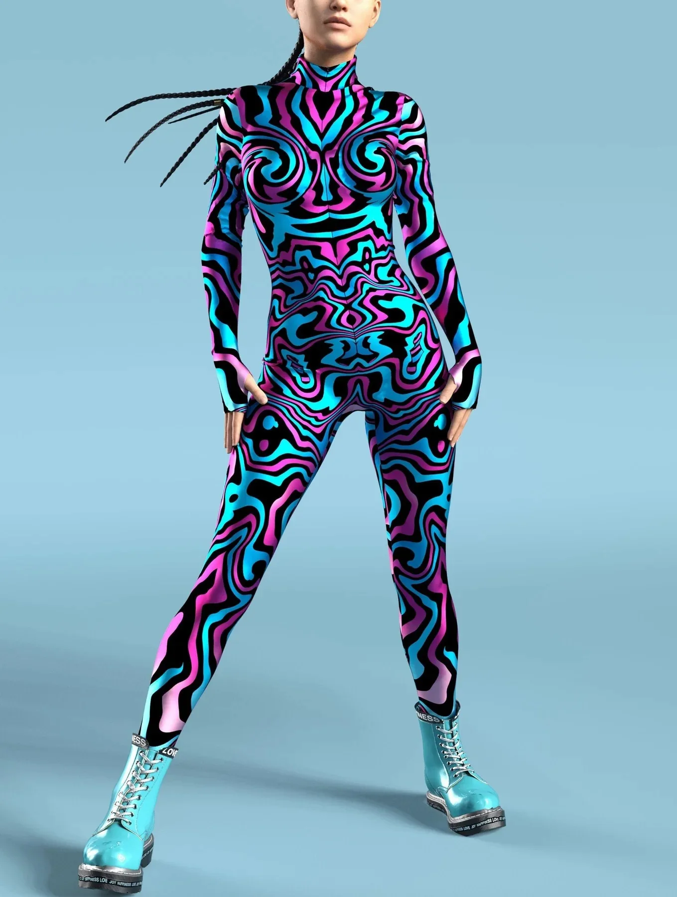 Colorful 3D Print Women Carnival Sexy Skinny Slim Jumpsuit Party Cosplay Costumes Performance Halloween Bodysuit Zentai
Colorful 3D Print Women Carnival Sexy Skinny Slim Jumpsuit Party Cosplay Costumes Performance Halloween Bodysuit Zentai