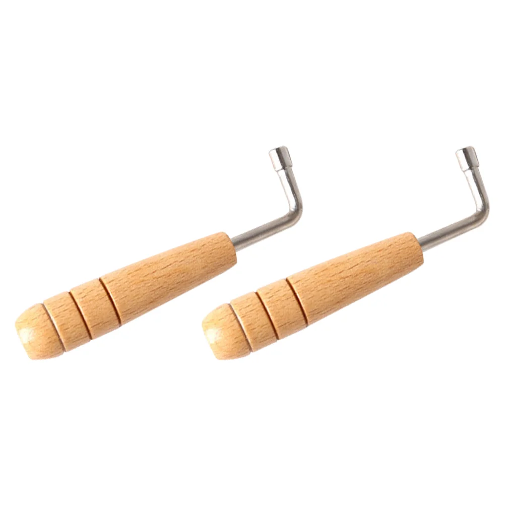 2 Pcs Lyre Wrench High-end Materials Tone Tuning Harp Adjustment Tool Wooden Handle Stainless Steel
2 Pcs Lyre Wrench High-end Materials Tone Tuning Harp Adjustment Tool Wooden Handle Stainless Steel