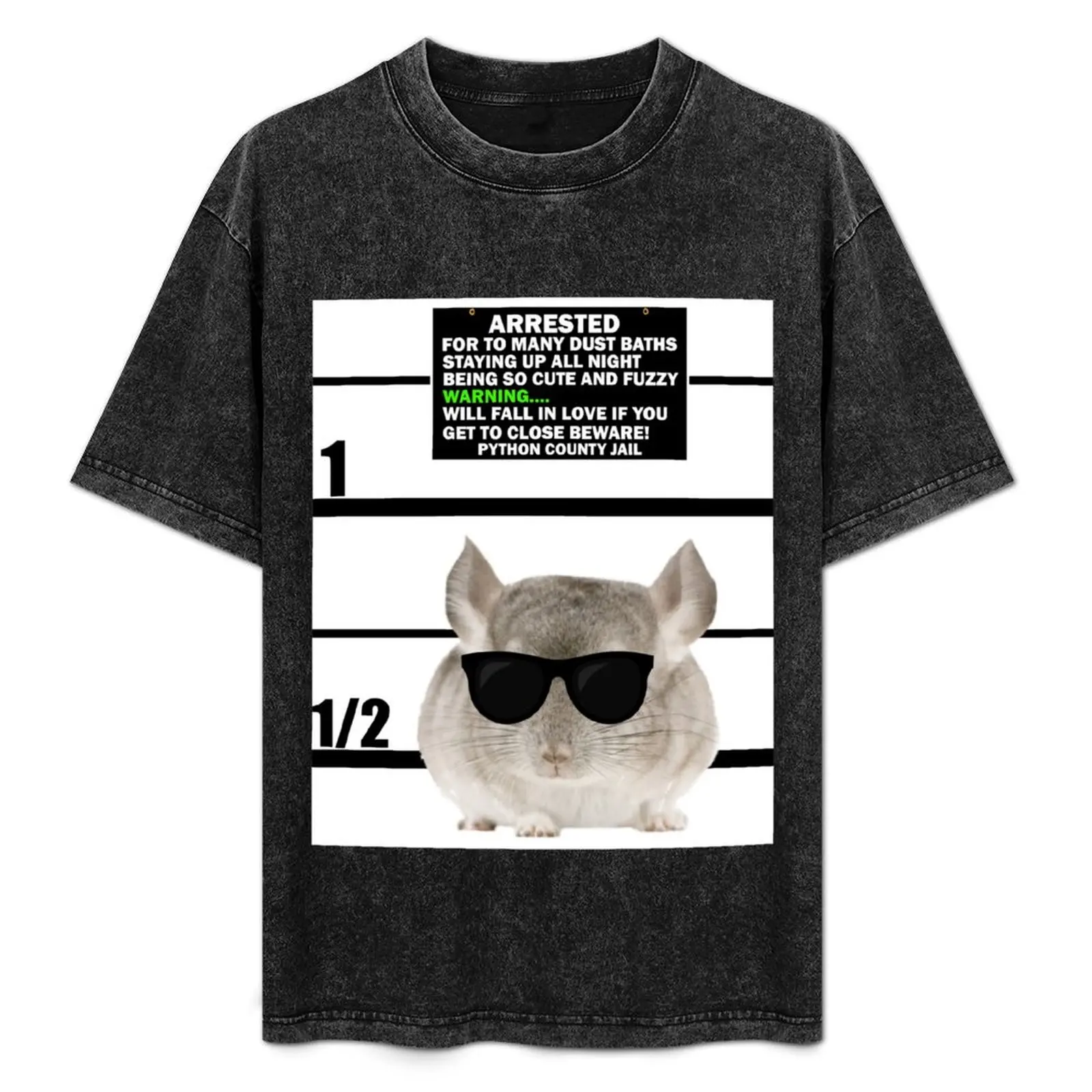 Funny Chinchilla Tshirt Mugshot Pet Chinchilla Cute Gift T-Shirt Retro Style Print Casual Top
Funny Chinchilla Tshirt Mugshot Pet Chinchilla Cute Gift T-Shirt Retro Style Print Casual Top