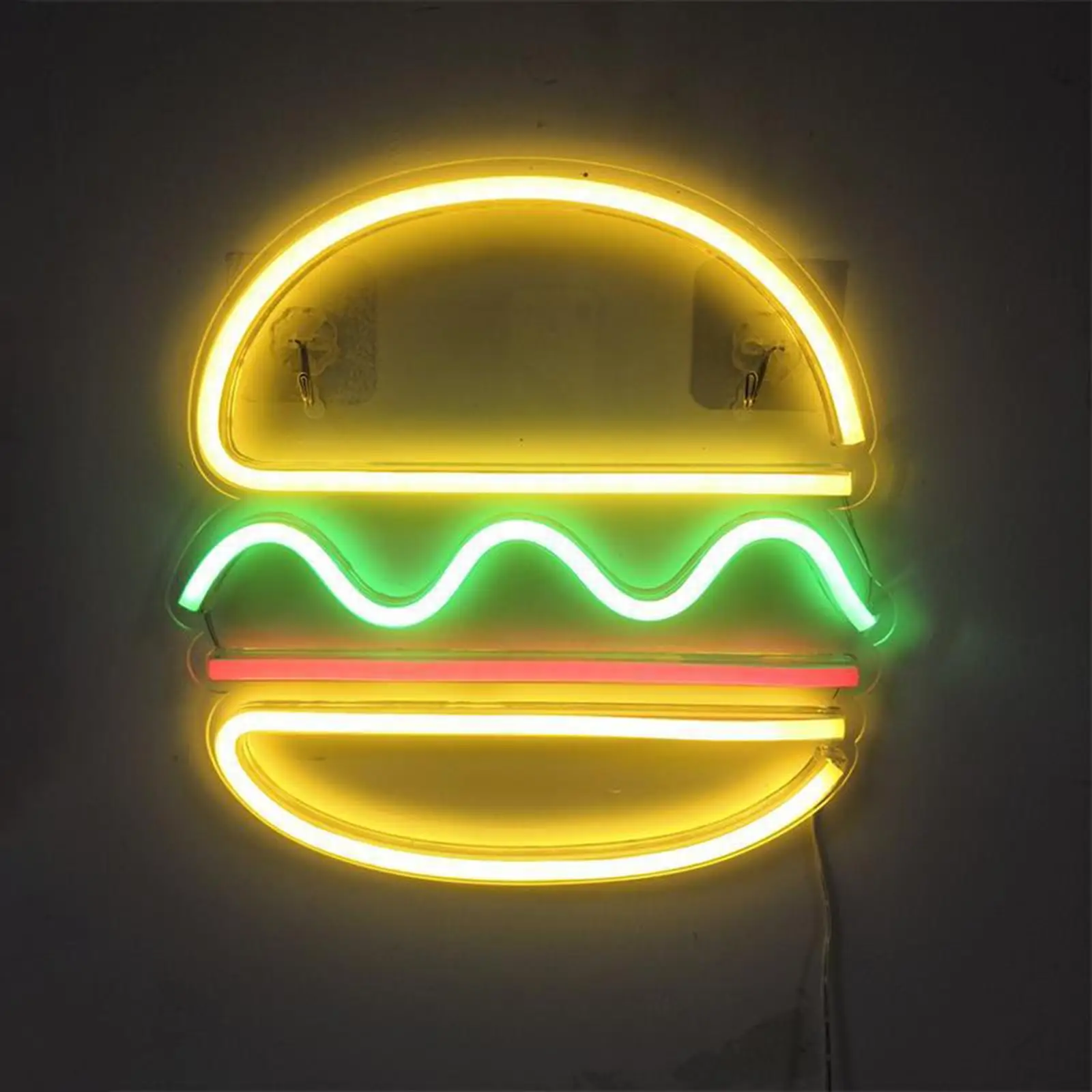 Neon Sign Hamburger Design Neon Lights Signs Wall Hanging Neon LED Light Lamps USB Party Restaurant Shop Bedroom Decor
Neon Sign Hamburger Design Neon Lights Signs Wall Hanging Neon LED Light Lamps USB Party Restaurant Shop Bedroom Decor
