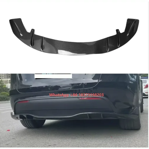 High Quality Carbon Fiber V Style Rear Bumper Lip Diffuser Body Kits Car Spoiler for Model Y 2021-UP
High Quality Carbon Fiber V Style Rear Bumper Lip Diffuser Body Kits Car Spoiler for Model Y 2021-UP