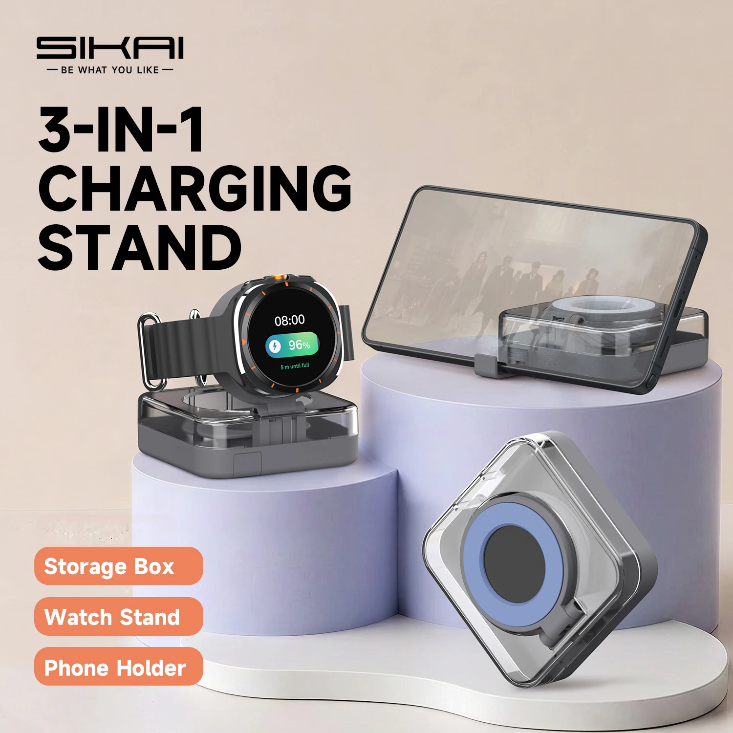 3 in 1 Watch Charger Stand Wireless Charger Dock Station Watch Charging Cable Accessories for Samsung Watch Phone Stand
3 in 1 Watch Charger Stand Wireless Charger Dock Station Watch Charging Cable Accessories for Samsung Watch Phone Stand