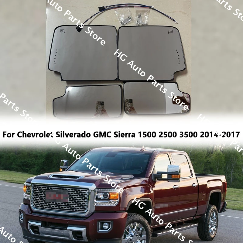 For Chevrolet Silverado GMC Sierra 1500 2500 3500 2014-2017 Car Exterior Rearview Side Mirror Glass Lens With Heated Car Mirrors
For Chevrolet Silverado GMC Sierra 1500 2500 3500 2014-2017 Car Exterior Rearview Side Mirror Glass Lens With Heated Car Mirrors