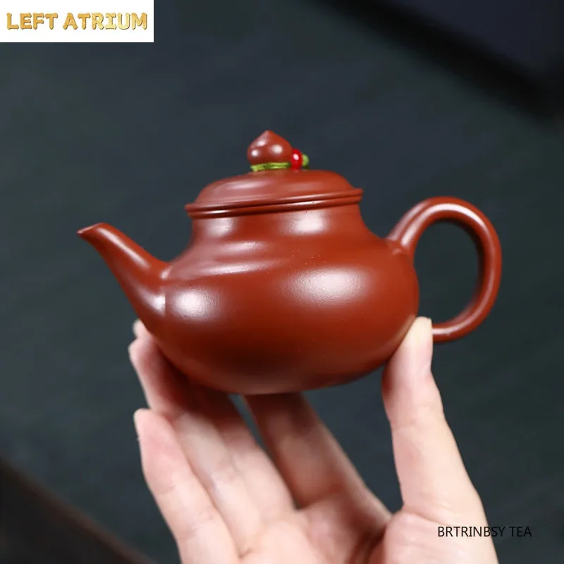 Yixing Handmade Purple Clay Teapot Chinese Tradition Zisha Tea Pot Raw Ore Dahongpao Kettle Household Tea Set Teaware 140ml
Yixing Handmade Purple Clay Teapot Chinese Tradition Zisha Tea Pot Raw Ore Dahongpao Kettle Household Tea Set Teaware 140ml