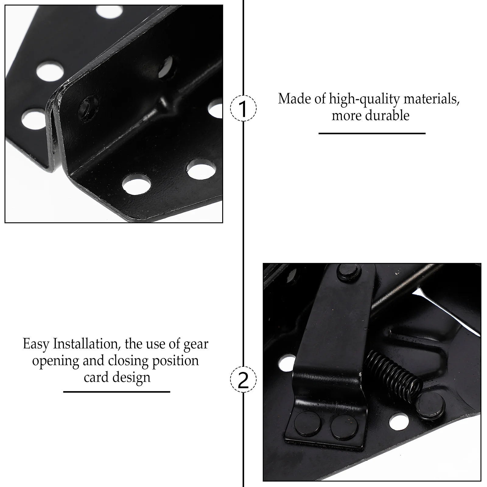 2Pcs Professional Sofa Hinge Adjustable Gear Mechanism for Bed Frame and Seat Connection Folding Sofa Hinge Tatami Joint Hinges
2Pcs Professional Sofa Hinge Adjustable Gear Mechanism for Bed Frame and Seat Connection Folding Sofa Hinge Tatami Joint Hinges