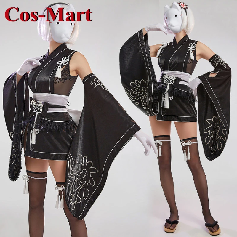 Cos-Mart Game NieR: Automata 2B Косплей Костюм Великолепное Милое Черное Кимоно Униформа Активная Вечеринка Ролевая Игра Одежда
Cos-Mart Game NieR: Automata 2B Косплей Костюм Великолепное Милое Черное Кимоно Униформа Активная Вечеринка Ролевая Игра Одежда