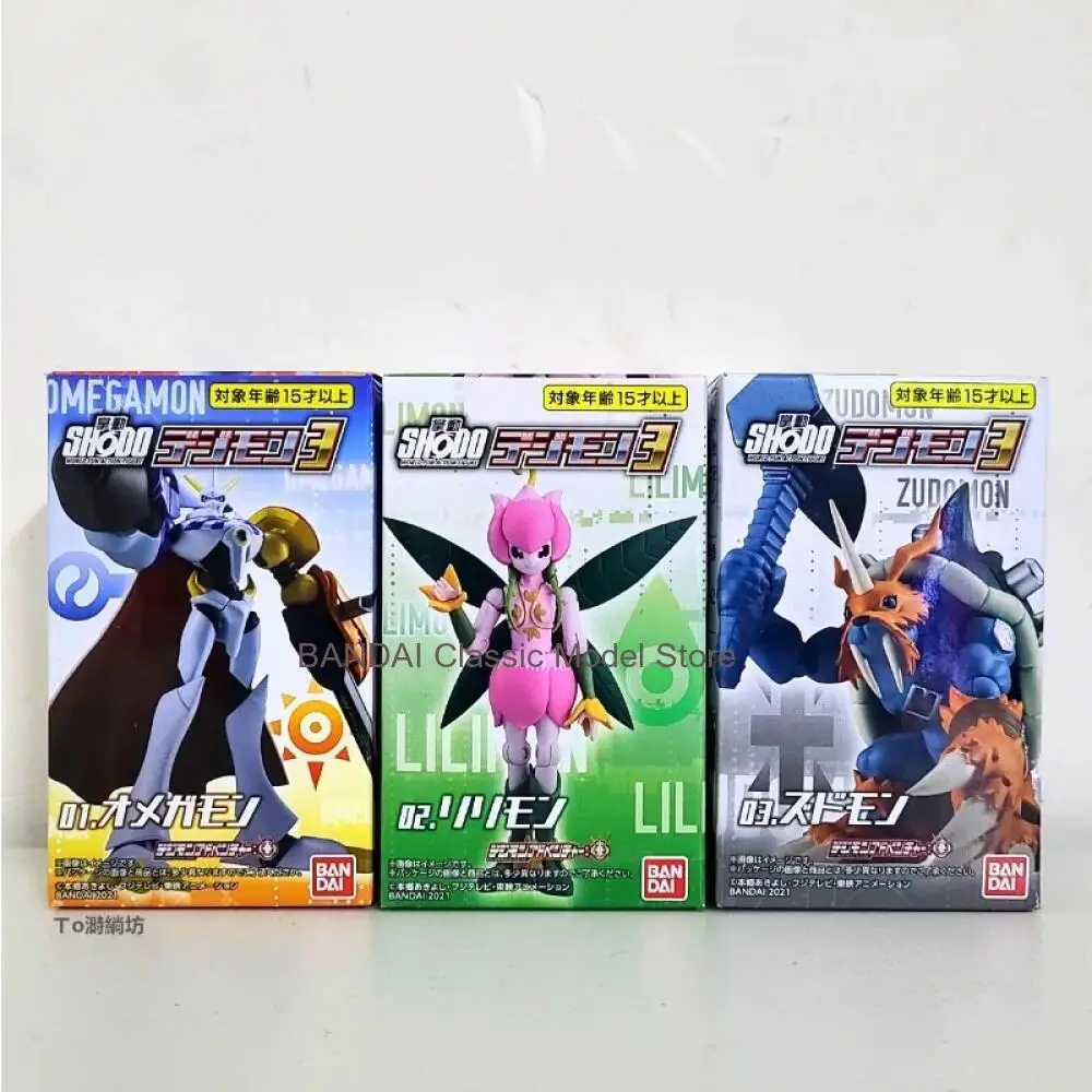 Bandai Genuine Digimon Adventure Shokugan Toys SHODO Series 03 Omegamon Zudomon Lilimon Anime Figure Model Decoration Gifts
Bandai Genuine Digimon Adventure Shokugan Toys SHODO Series 03 Omegamon Zudomon Lilimon Anime Figure Model Decoration Gifts