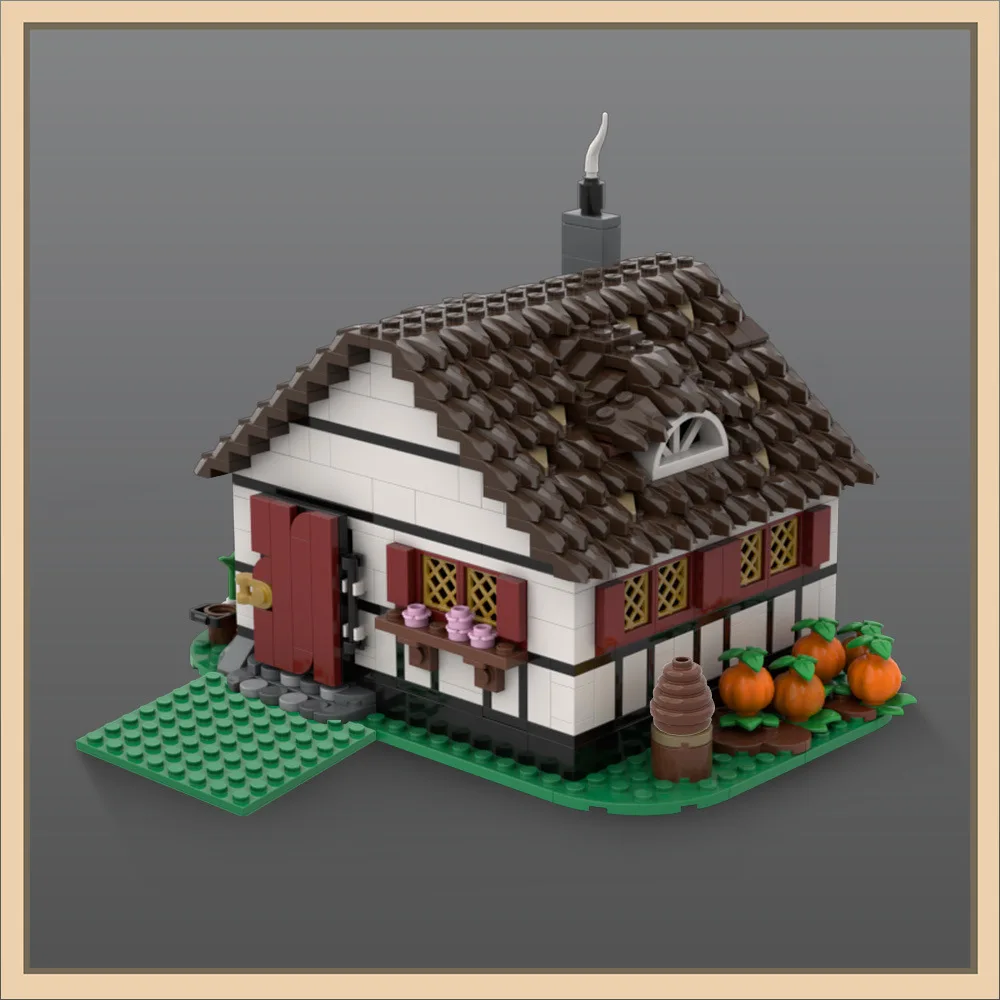 MOC-192756 Building Blocks Ancient medieval farmhouse building model Small particle building blocks set Creative gift
MOC-192756 Building Blocks Ancient medieval farmhouse building model Small particle building blocks set Creative gift