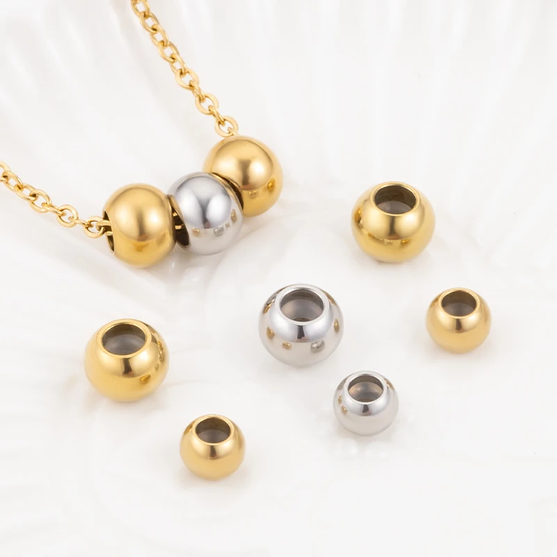 10pcs Stainless Steel Adjusting Beads For Making Charm Necklace Bracelet Golden Fixed Jewelry Accessorie DIY Supplies Wholesale
10pcs Stainless Steel Adjusting Beads For Making Charm Necklace Bracelet Golden Fixed Jewelry Accessorie DIY Supplies Wholesale