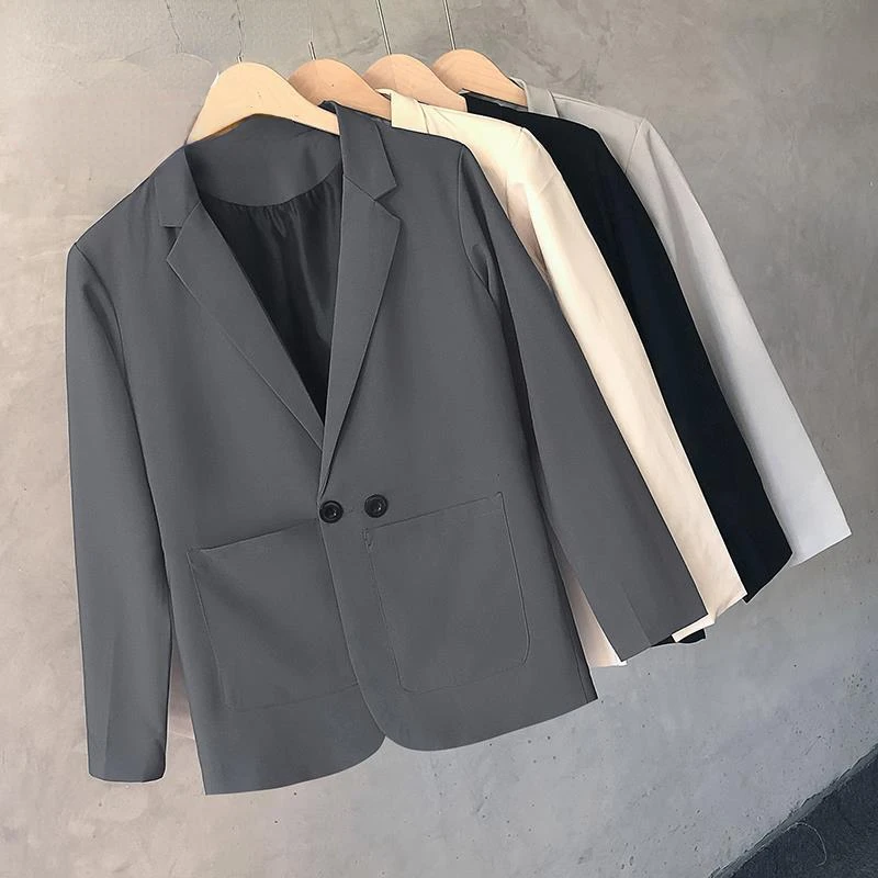 Men Solid Blazer 2023 Spring New Korean Fashion Casual Slim Suit Jacket Wedding Business Party Streetwear Male Clothing D50
Men Solid Blazer 2023 Spring New Korean Fashion Casual Slim Suit Jacket Wedding Business Party Streetwear Male Clothing D50