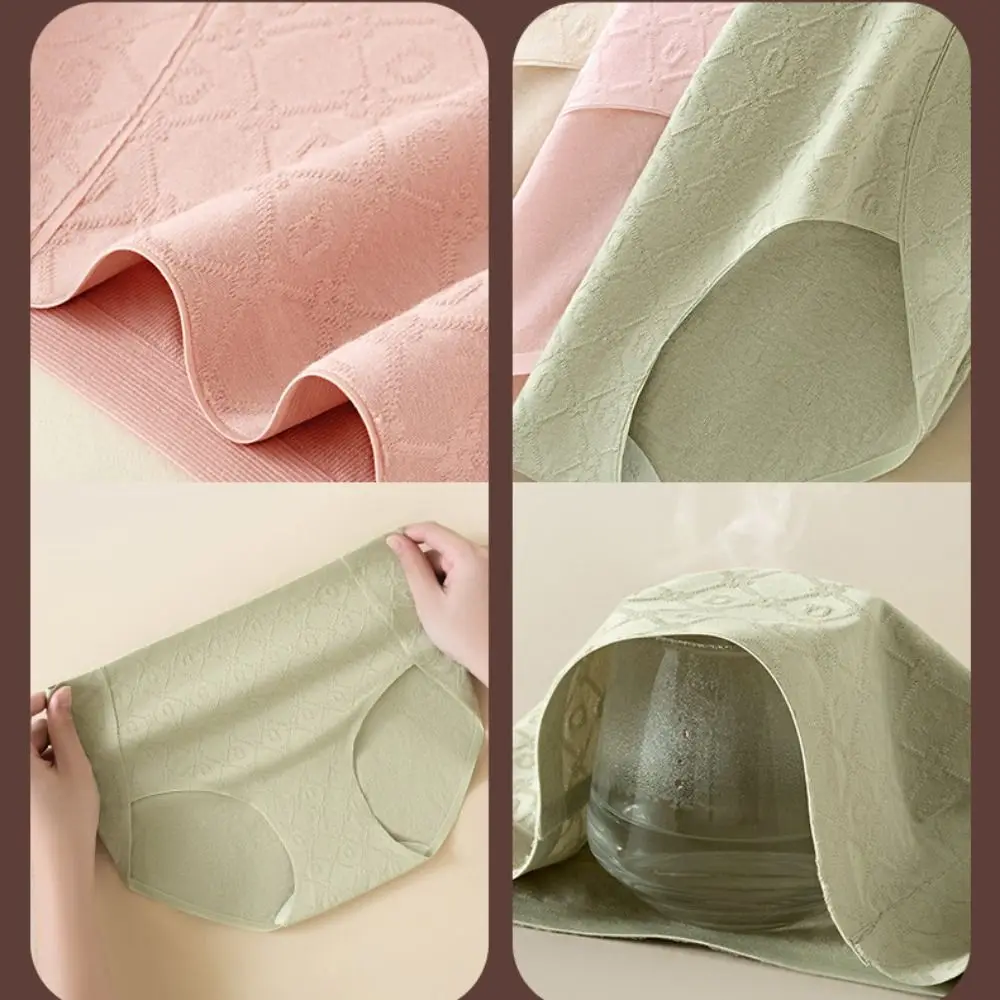 Soft Thin Cotton Panties Rhombus Stripe Solid Color High Waist Briefs Breathable Underpants Large Size Panties Girl
Soft Thin Cotton Panties Rhombus Stripe Solid Color High Waist Briefs Breathable Underpants Large Size Panties Girl