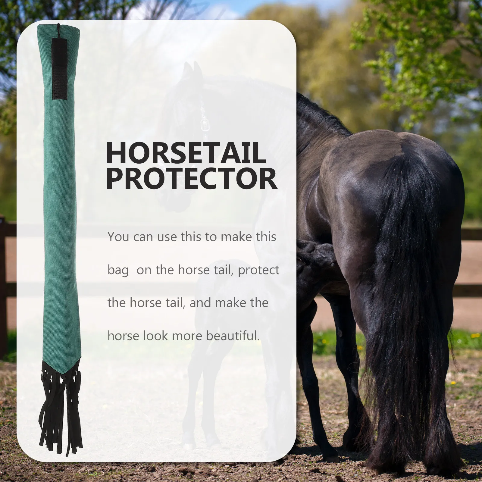 Non Woven Horse Tail Protection Bag Reusable Wear Resistant Design for Horse Grooming Farm Equipment Stable Essentials
Non Woven Horse Tail Protection Bag Reusable Wear Resistant Design for Horse Grooming Farm Equipment Stable Essentials