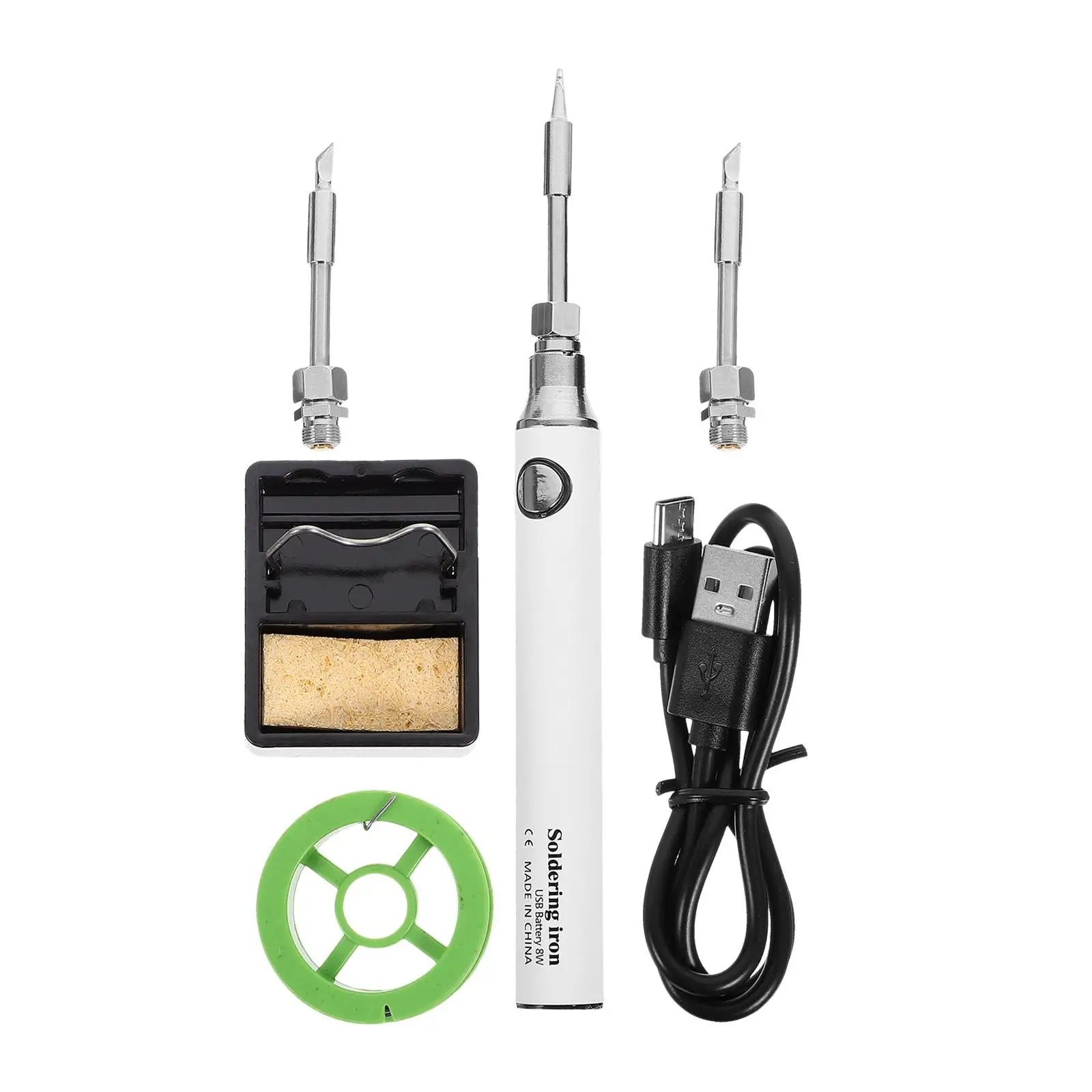 Electric Soldering Iron Mini Welding Pen Tools Wireless Charging Sponge Cordless
Electric Soldering Iron Mini Welding Pen Tools Wireless Charging Sponge Cordless