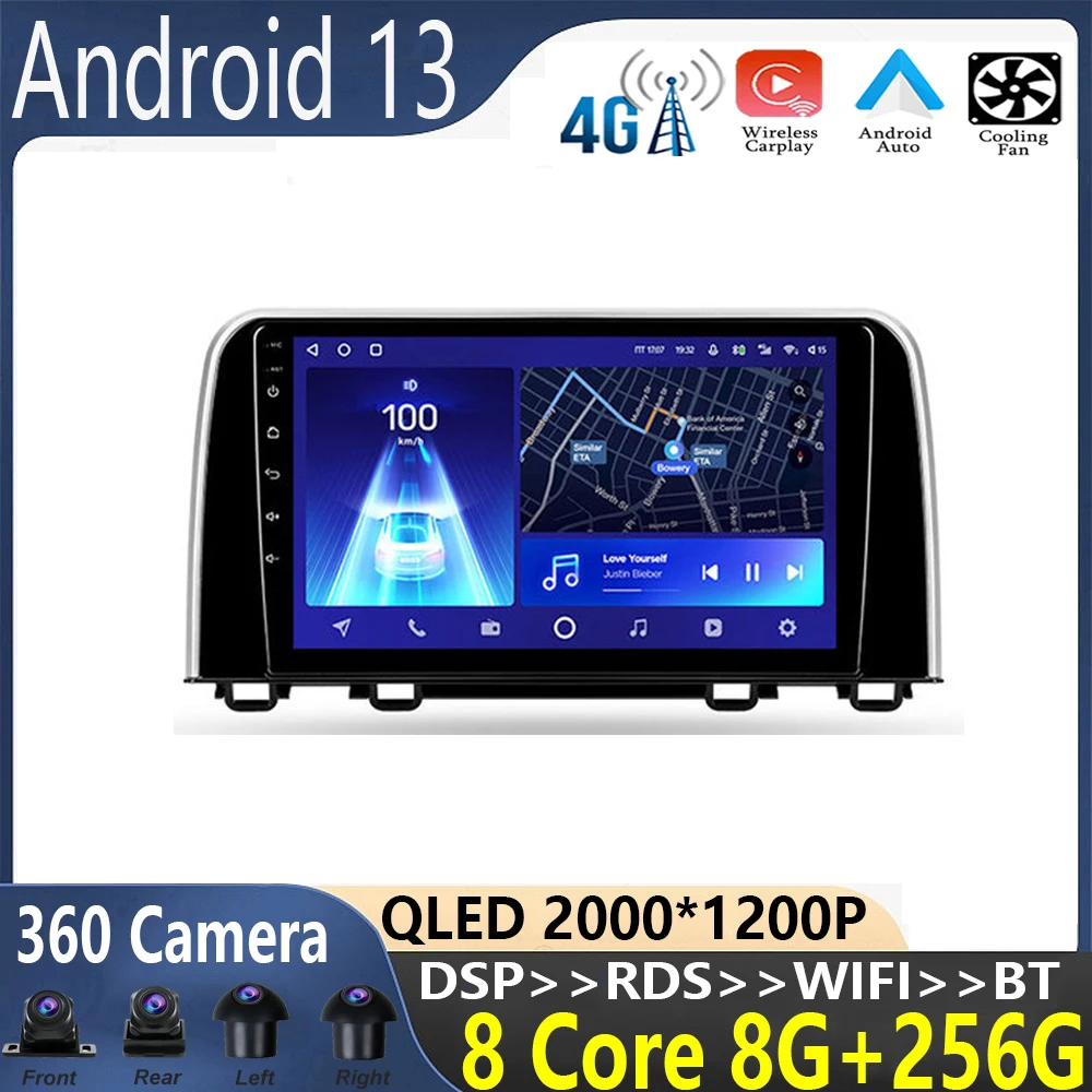 9 inch Android 13 For Honda CR-V 5 2016-2018 Car Radio Multimedia Video Player Navigation No 2din 2 Din DVD auto wireless
9 inch Android 13 For Honda CR-V 5 2016-2018 Car Radio Multimedia Video Player Navigation No 2din 2 Din DVD auto wireless