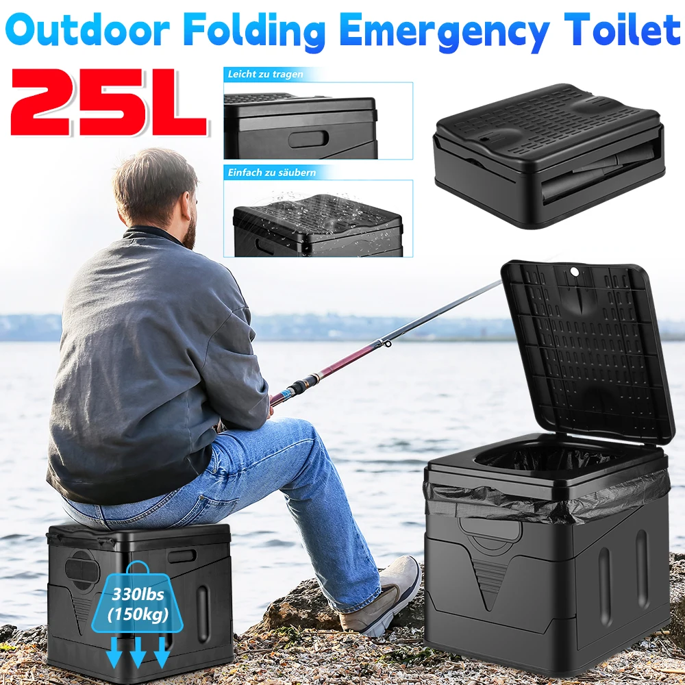 Складной туалет, портативный складной ящик для хранения с защитой от запаха, автомобильный туалет, дорожный аварийный туалет для самостоятельного вождения, для кемпинга, дороги
Складной туалет, портативный складной ящик для хранения с защитой от запаха, автомобильный туалет, дорожный аварийный туалет для самостоятельного вождения, для кемпинга, дороги