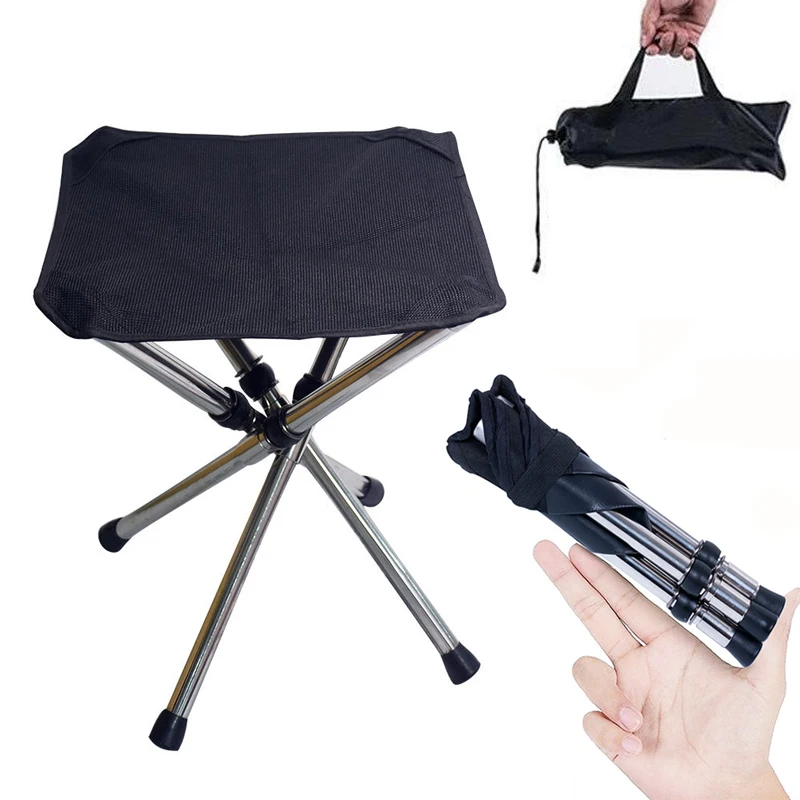 Outdoor Telescopic Folding Stool Fishing Chair Stainless Steel Portable Camping Chair with Storage Bag Outdoor Equipment
Outdoor Telescopic Folding Stool Fishing Chair Stainless Steel Portable Camping Chair with Storage Bag Outdoor Equipment
