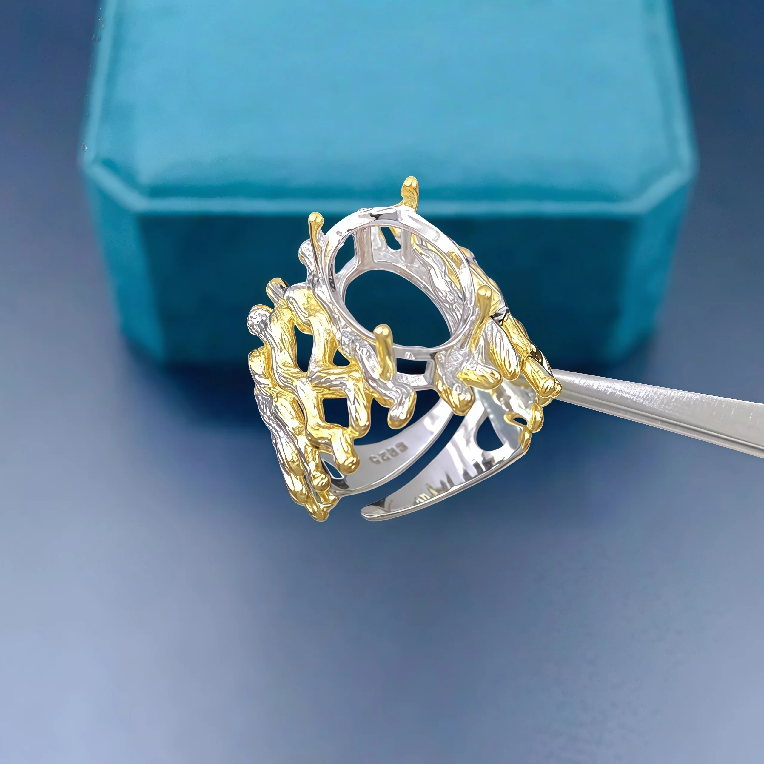 Fashion DIY Ring Empty Holder S925 Sterling Silver Setting 10*14mm Elliptic Stone Fine Charm Weddings Jewelry Accessory for Woma
Fashion DIY Ring Empty Holder S925 Sterling Silver Setting 10*14mm Elliptic Stone Fine Charm Weddings Jewelry Accessory for Woma