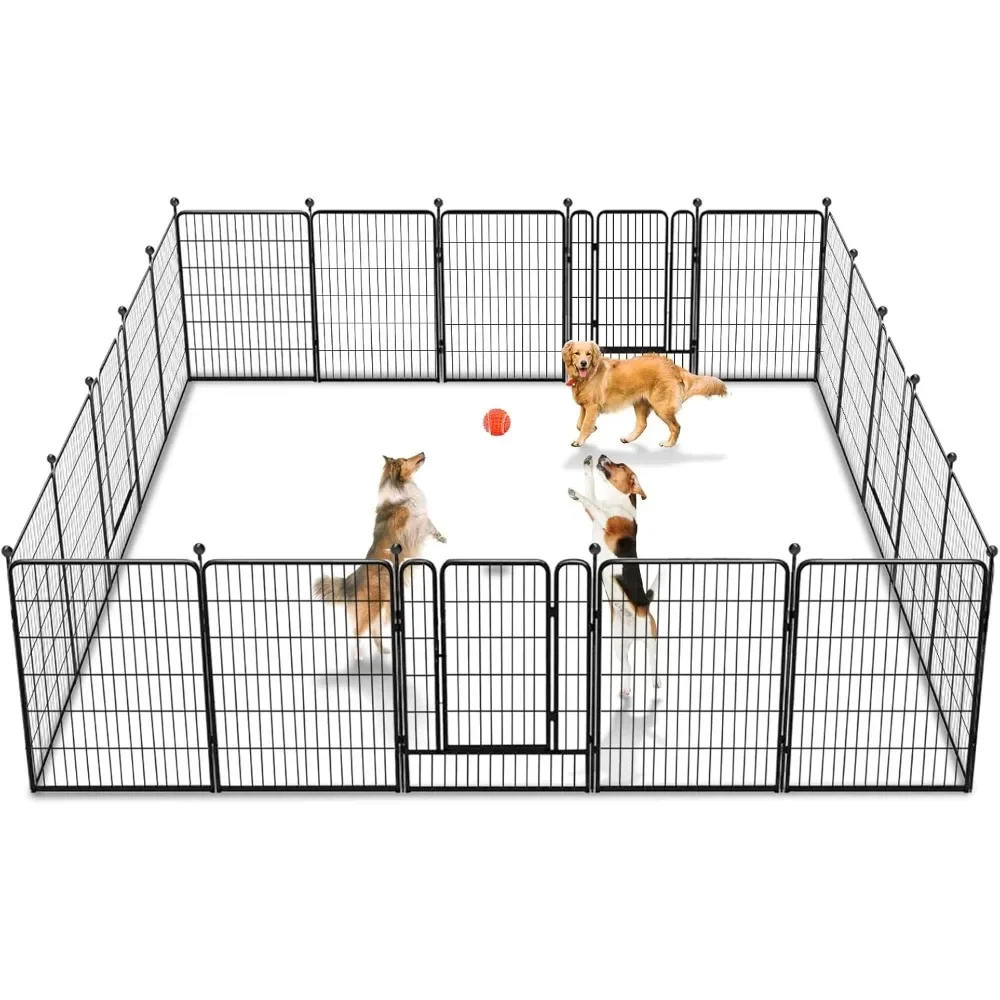 Dog Playpen 40 inch 20 Panels Indoor Outdoor Dog Pen for Large/Medium/Small Dogs Heavy Duty Metal Dog Fence Outdoor for Yard
Dog Playpen 40 inch 20 Panels Indoor Outdoor Dog Pen for Large/Medium/Small Dogs Heavy Duty Metal Dog Fence Outdoor for Yard