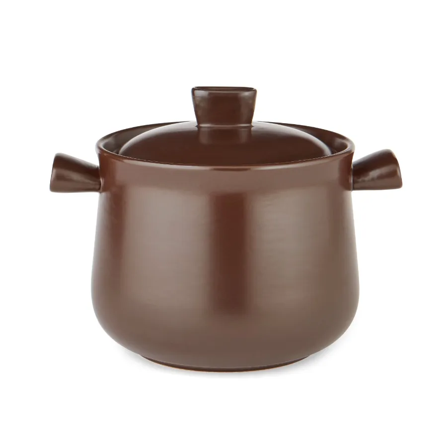 4.8QT Deep Round Stew Pot with Lid Pottery Healthy Cooking Pot Even Heat and Moisture Lock Design
4.8QT Deep Round Stew Pot with Lid Pottery Healthy Cooking Pot Even Heat and Moisture Lock Design