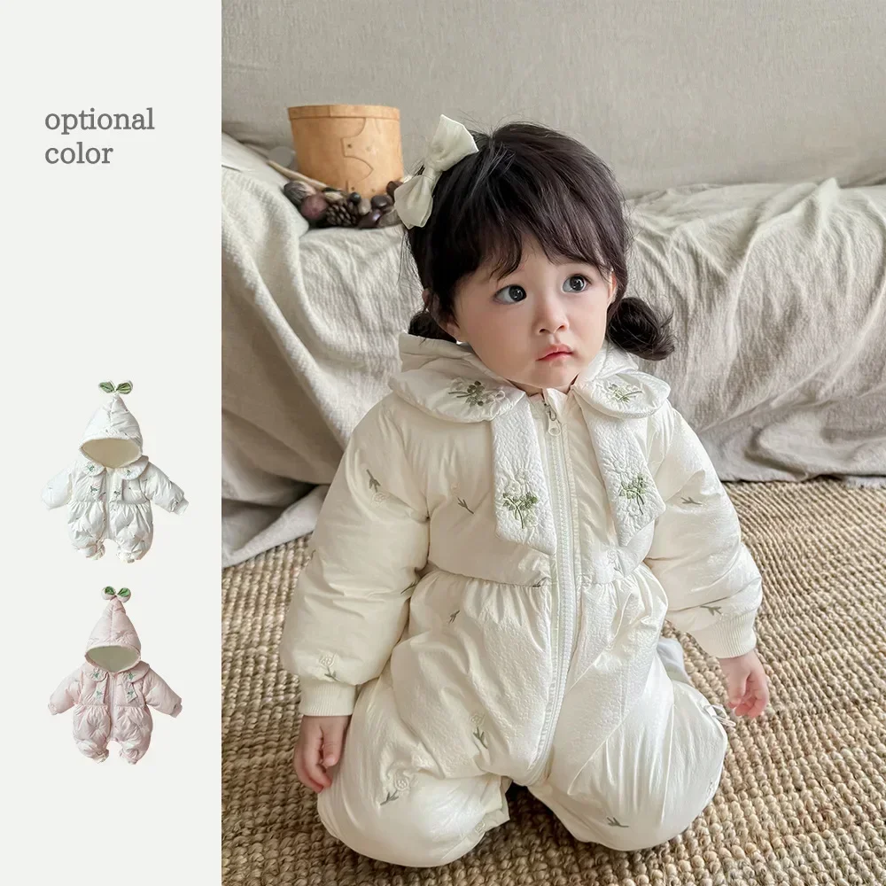 2023 Winter New in Infant Princess Style Outfits - Toddler Thick Quilted Embroidery Flower Zipper Jumpsuits , Baby Romper 0-3Y
2023 Winter New in Infant Princess Style Outfits - Toddler Thick Quilted Embroidery Flower Zipper Jumpsuits , Baby Romper 0-3Y