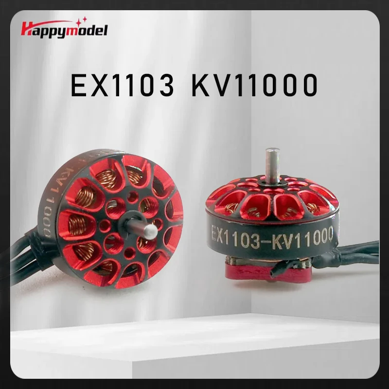 HappyModel EX1103 11000KV Brushless Motor - 1-2S, Replacement for Bassline 2S Micro FPV
HappyModel EX1103 11000KV Brushless Motor - 1-2S, Replacement for Bassline 2S Micro FPV