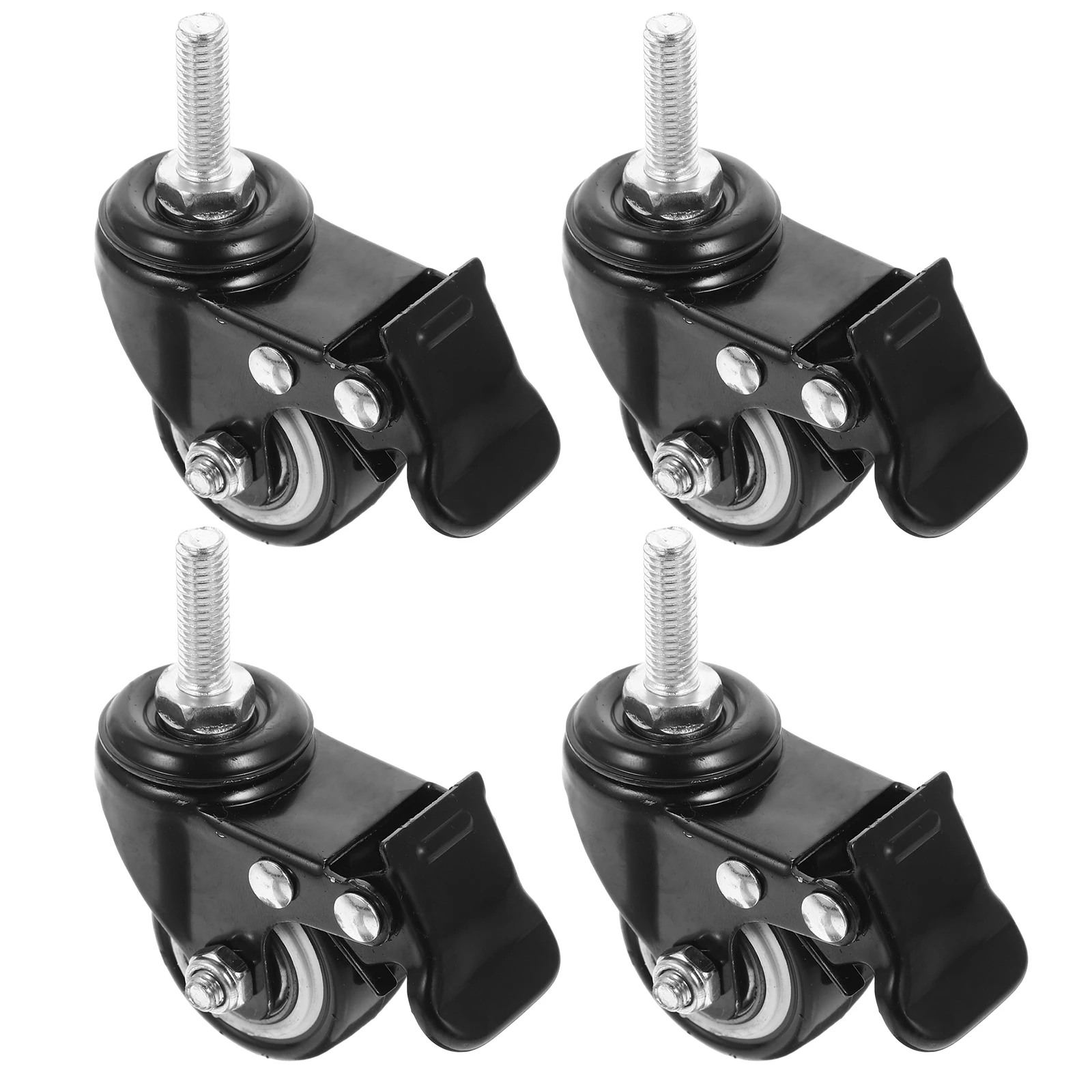 4pcs Caster 15 Inch Threaded Rod Brake Shopping Cart niture Heavy Duty Swivel Caster Wheels Wheel Replacement
4pcs Caster 15 Inch Threaded Rod Brake Shopping Cart niture Heavy Duty Swivel Caster Wheels Wheel Replacement