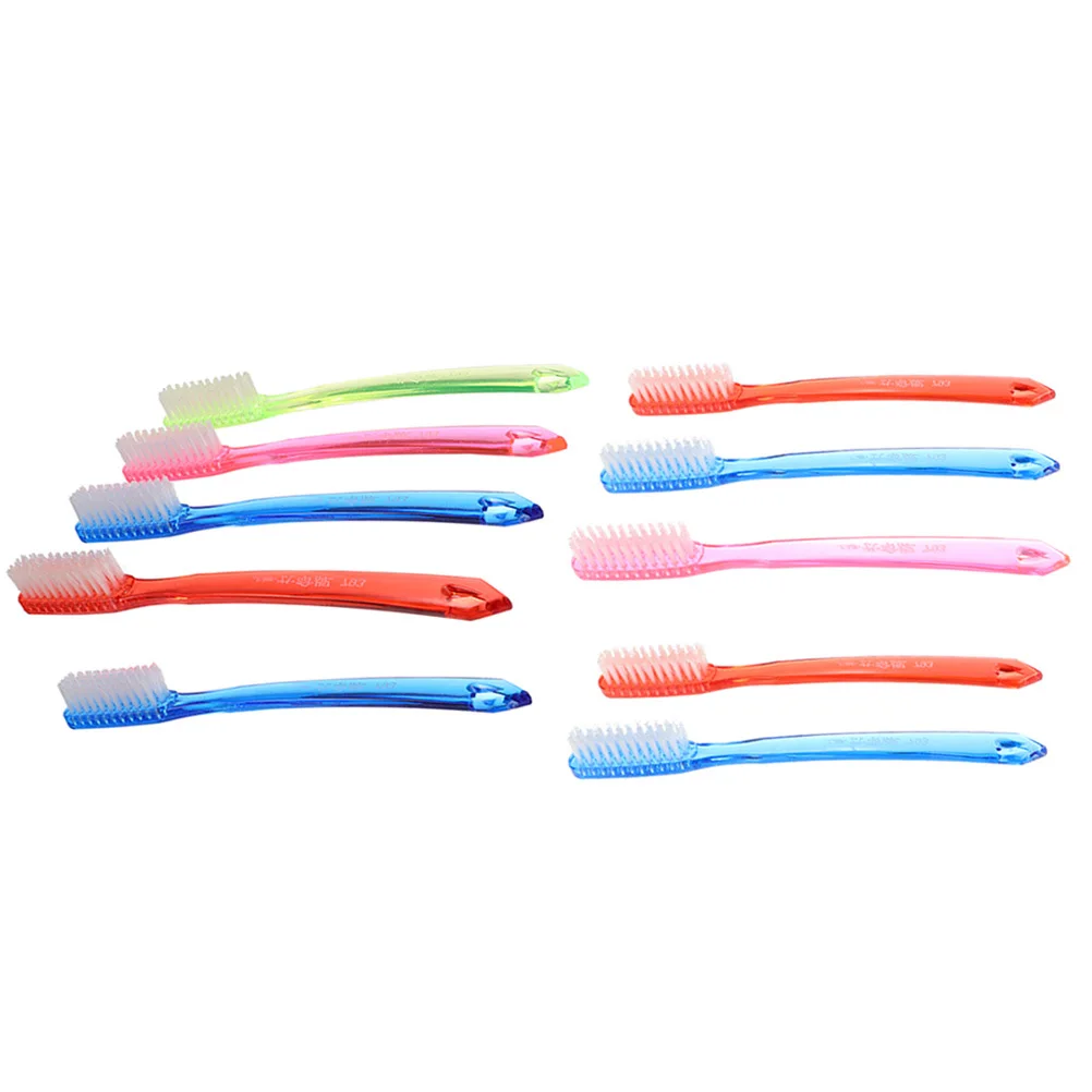 10Pcs Hard Bristle Toothbrush for Adults Compact Travel Toothbrushes Wear-Resistant Plastic Handle for Effective Oral Care on
10Pcs Hard Bristle Toothbrush for Adults Compact Travel Toothbrushes Wear-Resistant Plastic Handle for Effective Oral Care on