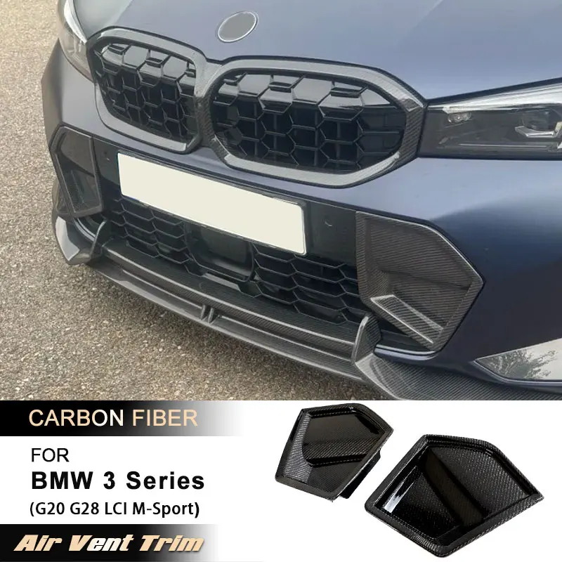Car Front Bumper Air Vents Cover for BMW 3 Series G20 G28 LCI M-Sport Sedan 4-Door 2022 2023 Fog Light Cover Trims Carbon Fiber
Car Front Bumper Air Vents Cover for BMW 3 Series G20 G28 LCI M-Sport Sedan 4-Door 2022 2023 Fog Light Cover Trims Carbon Fiber