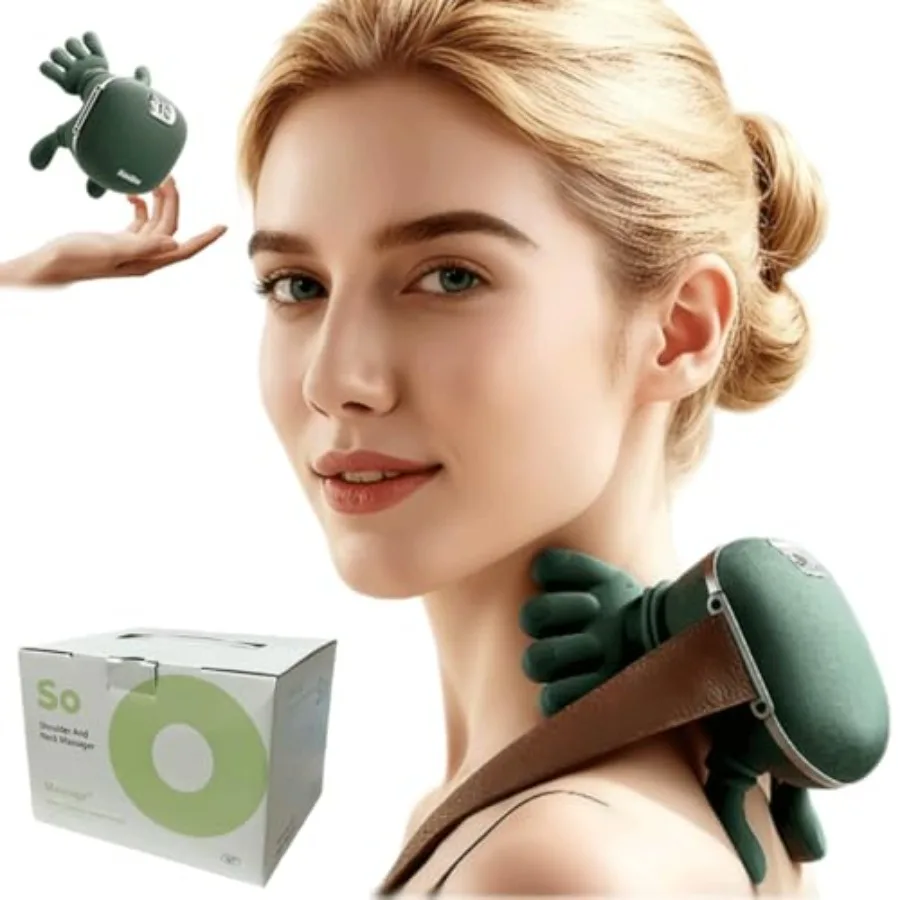 Neck and Shoulder Massager with Heat for Pain Relief Green Deep Tissue Back and Neck Massager Upgraded Version 2026
Neck and Shoulder Massager with Heat for Pain Relief Green Deep Tissue Back and Neck Massager Upgraded Version 2026