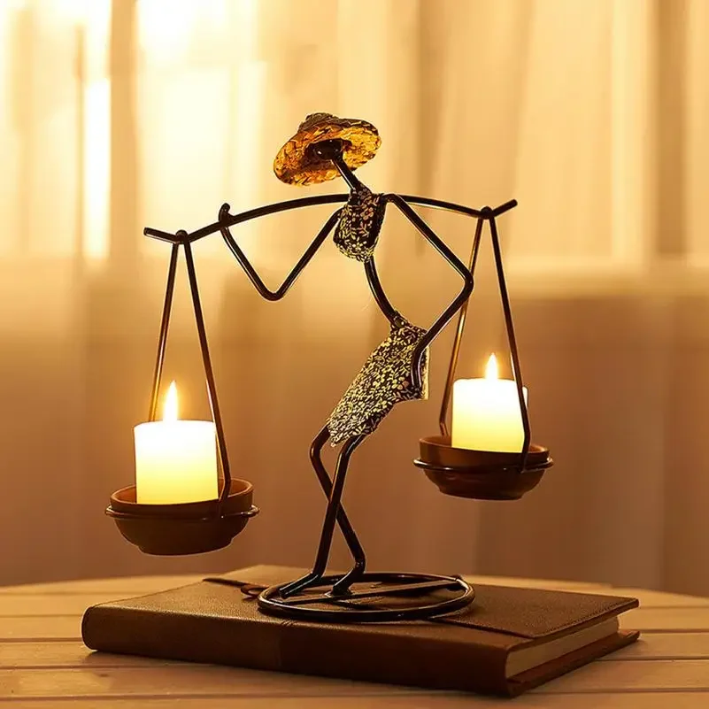 Creative Iron Candle Holder African Metal Candlesticks Wedding Christmas Decoration Home Table Living Room Ornaments
Creative Iron Candle Holder African Metal Candlesticks Wedding Christmas Decoration Home Table Living Room Ornaments