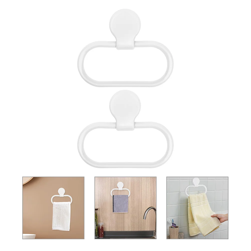 2pcs Adhesive Towel Ring Modern Plastic Round Holder White Bathroom Wall Hand Towel Rack No Drill Kitchen Guest
2pcs Adhesive Towel Ring Modern Plastic Round Holder White Bathroom Wall Hand Towel Rack No Drill Kitchen Guest