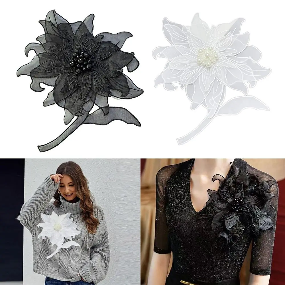 Cloth Fabric Handmade Pearl Flower Patches Multilayer DIY Craft Floral Patches Appliques Sew On Embroidery Patches
Cloth Fabric Handmade Pearl Flower Patches Multilayer DIY Craft Floral Patches Appliques Sew On Embroidery Patches