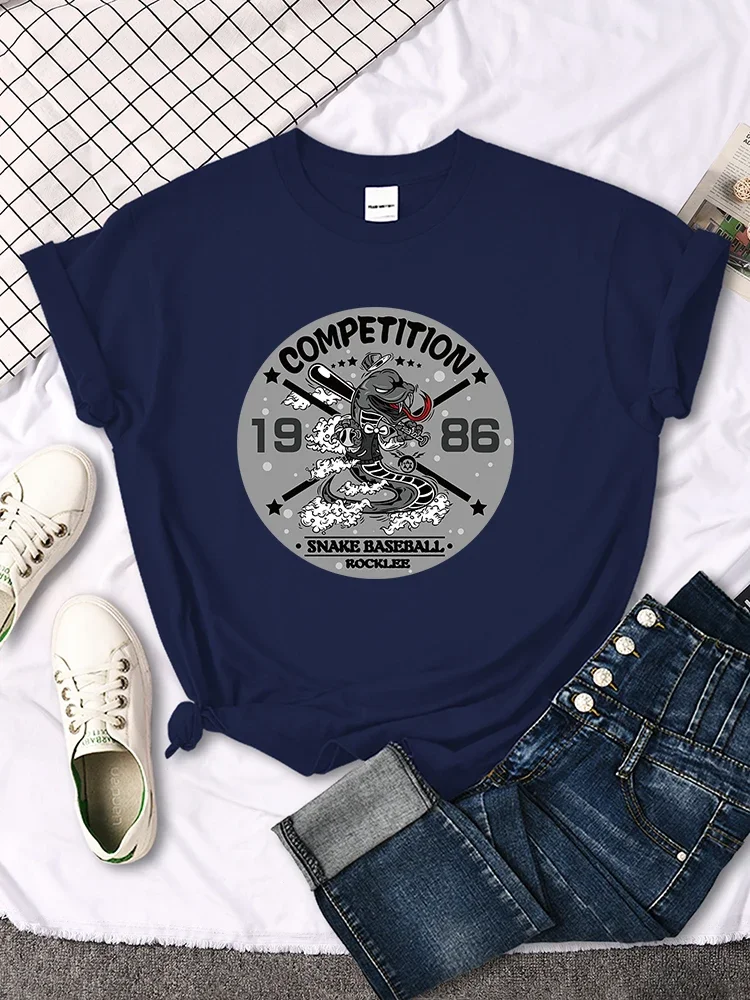Konkurs 1986 wąż Baseball T koszula kobiet lato wysokiej jakości Tshirt moda marka Tee ubrania Harajuku dorywczo krótki rękaw
Konkurs 1986 wąż Baseball T koszula kobiet lato wysokiej jakości Tshirt moda marka Tee ubrania Harajuku dorywczo krótki rękaw