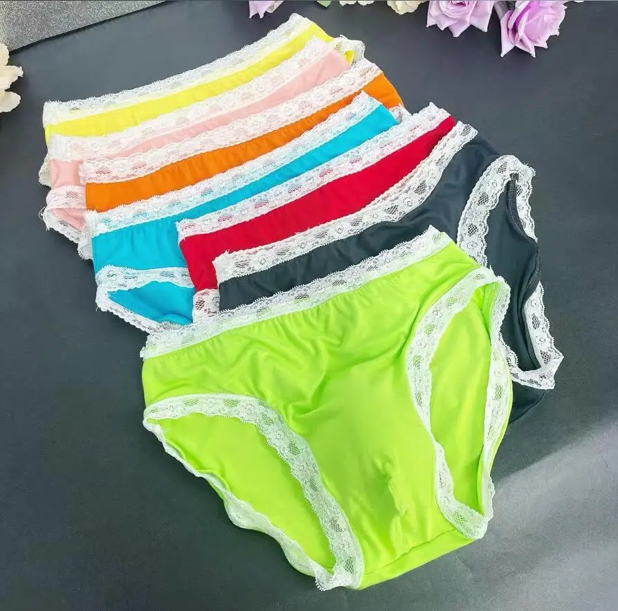 New Men's Underwear Sexy Men's Lace Briefs U-Convex Pouch Low-Rise Comfortable and Breathable Shorts Briefs men underwear sexy
New Men's Underwear Sexy Men's Lace Briefs U-Convex Pouch Low-Rise Comfortable and Breathable Shorts Briefs men underwear sexy