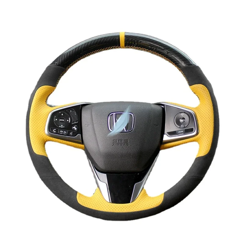 Чехол на руль автомобиля для Honda Accord Civic CRV Breeze, кожаный, замшевый, углепластиковый
Чехол на руль автомобиля для Honda Accord Civic CRV Breeze, кожаный, замшевый, углепластиковый
