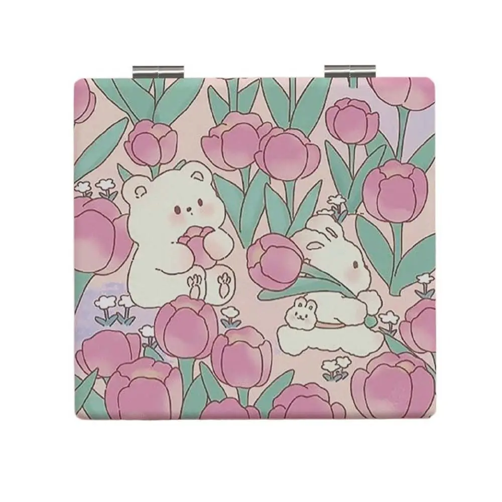 Rose Tulip Pattern Folding Makeup Mirror Cartoon Cat Cosmetic Mirror Portable Pocket Mirror Vanity Mirror Mini Cute Small Mirror 
Rose Tulip Pattern Folding Makeup Mirror Cartoon Cat Cosmetic Mirror Portable Pocket Mirror Vanity Mirror Mini Cute Small Mirror