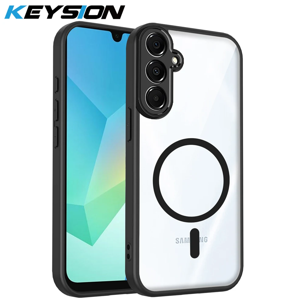 KEYSION Transparent Magnetic Phone Case for Samsung A55 5G A35 5G A15 4G HD Clear Shockproof Back Cover for Galaxy A54 5G A34 5G
KEYSION Transparent Magnetic Phone Case for Samsung A55 5G A35 5G A15 4G HD Clear Shockproof Back Cover for Galaxy A54 5G A34 5G