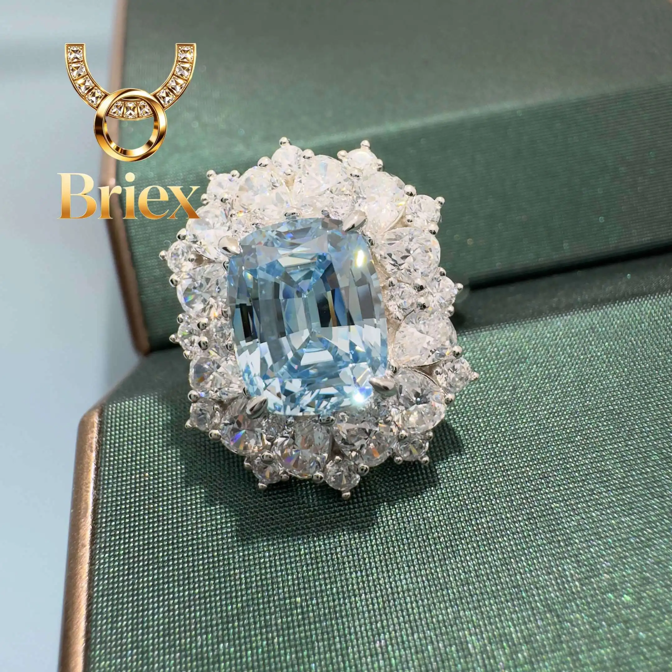 Briex Jewelry 4Ct Blue Sea Artificial Fluorite gem Women Ring 925 Sterling Silver Jewelry Wedding Ring Birthday Stone 243r
Briex Jewelry 4Ct Blue Sea Artificial Fluorite gem Women Ring 925 Sterling Silver Jewelry Wedding Ring Birthday Stone 243r