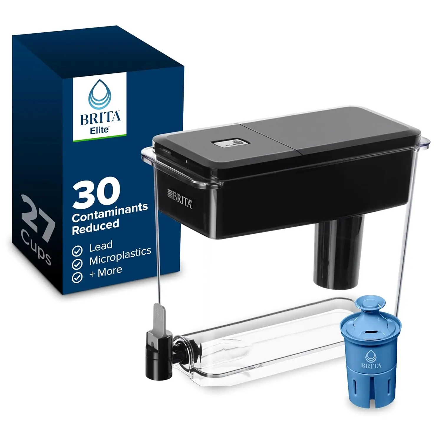 Диспенсер для воды UltraMax Elite, удаляет 99% свинца, емкость 27 чашек, с фильтром, черный
Диспенсер для воды UltraMax Elite, удаляет 99% свинца, емкость 27 чашек, с фильтром, черный