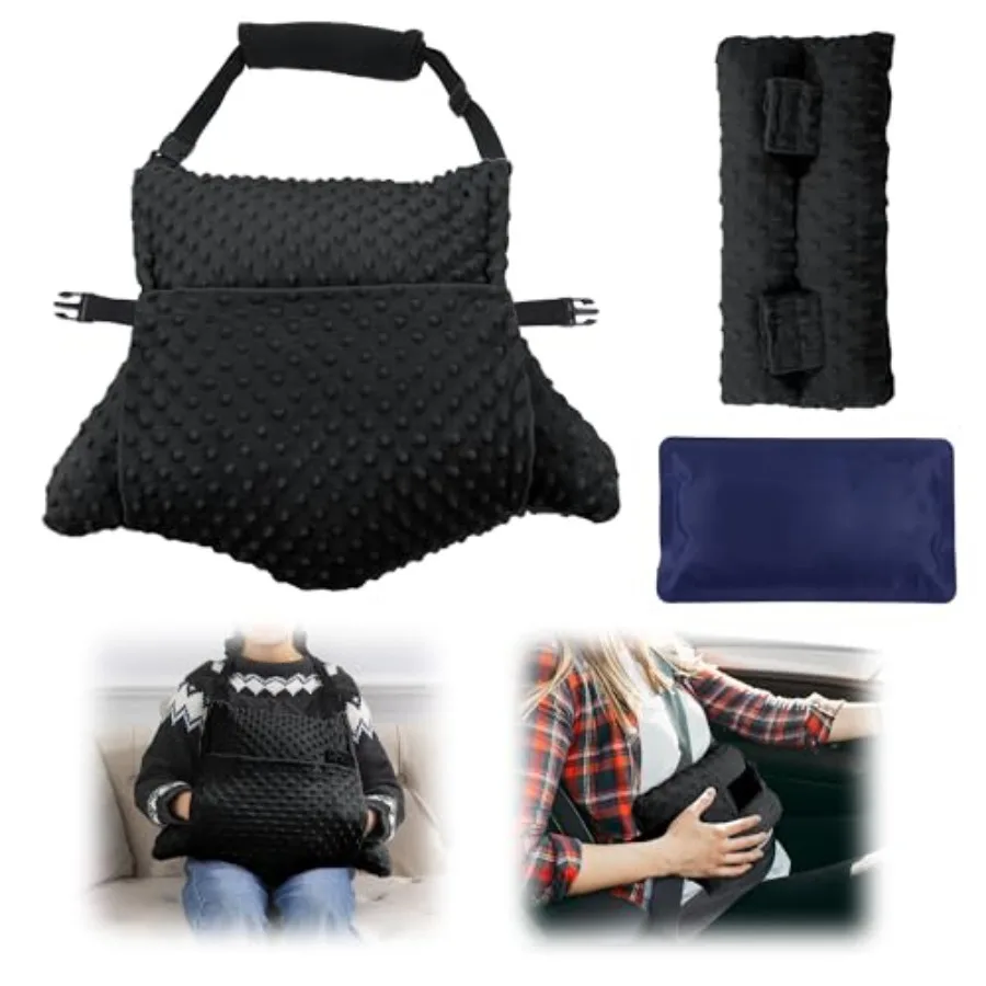 2 Pcs Shredded Memory Foam Hysterectomy Pillow Set for Abdominal Surgery Recovery Comfy Hysterectomy Seat Belt Pillow with Pock
2 Pcs Shredded Memory Foam Hysterectomy Pillow Set for Abdominal Surgery Recovery Comfy Hysterectomy Seat Belt Pillow with Pock