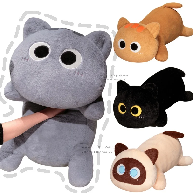 Big Long Lying Black Cat Siamese Kitten Orange Grey Plushie for Boy Girl Bed Cushion Throw Pillow Birthday Gift for His
Big Long Lying Black Cat Siamese Kitten Orange Grey Plushie for Boy Girl Bed Cushion Throw Pillow Birthday Gift for His