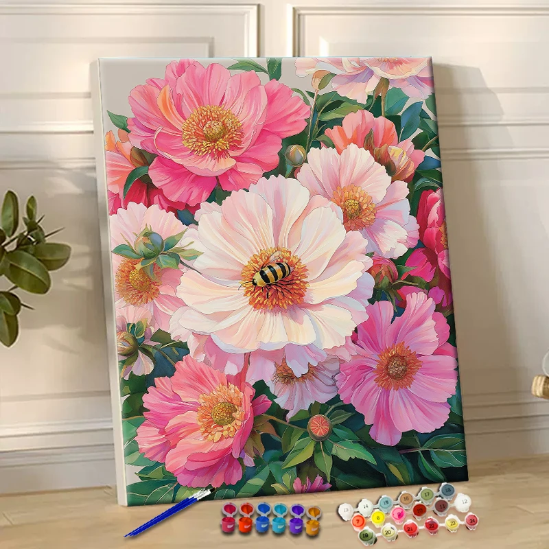 Painting By Numbers Pink Tulips Anniversary gift on Digital Painting Canvas Acrylic Paint Image Digital Coloring
Painting By Numbers Pink Tulips Anniversary gift on Digital Painting Canvas Acrylic Paint Image Digital Coloring