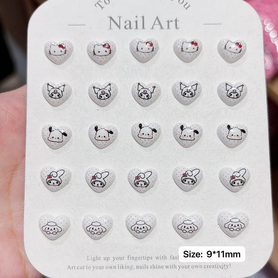 50Pcs/Pack New Hello Kitty 9*11mm Resin Nail Charms - Cute Heart Cartoon Nail Art, 3D DIY Nail Accessories for Kawaii Manicures
50Pcs/Pack New Hello Kitty 9*11mm Resin Nail Charms - Cute Heart Cartoon Nail Art, 3D DIY Nail Accessories for Kawaii Manicures